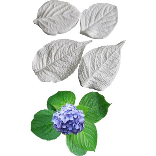 NEW Large Hydrangea Leaf Silicone Mold Cake Decorating Tool Chocolate Gumpaste,Sugarcraft,Fondant Mould M2476