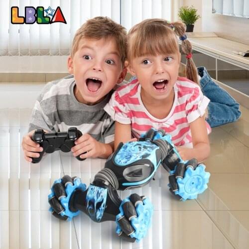 LBLA Remote Control twisted RC Car Off-Road Vehicle Drift Light Music Drift Dancing Double Side Driving Stunt Car Model Machine