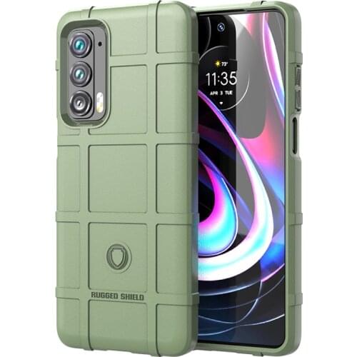Sale For Motorola Edge 2021 Case Shockproof Silicone Anti-Slip Durable Heavy Duty Protection For Moto Edge 2021 Full Protection