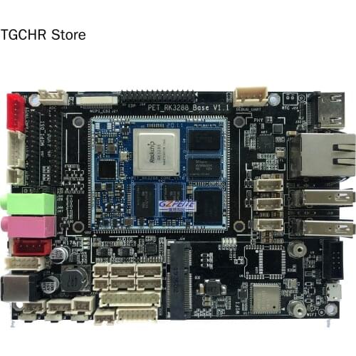 Rk3288 mass production board development board core board mainboard 2G face recognition Android advertising machine industrial