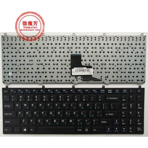 Russian Keyboard for Clevo DNS MP-08J46SU-4306W 6-80-M9800-283-1D MP-08J43NI-430 RU P151SM1 W76TUN W76XCUH W258 W258H