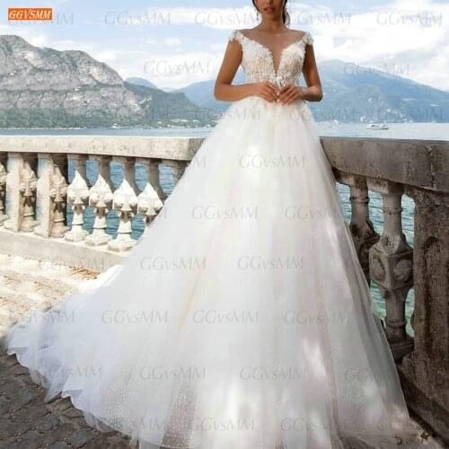Sexy Boho Wedding Dresses Sleeveless Garden 2021 Vestido De Noiva Custom Made Corset Bridai Gown Castle In Stock Robe De Mariage