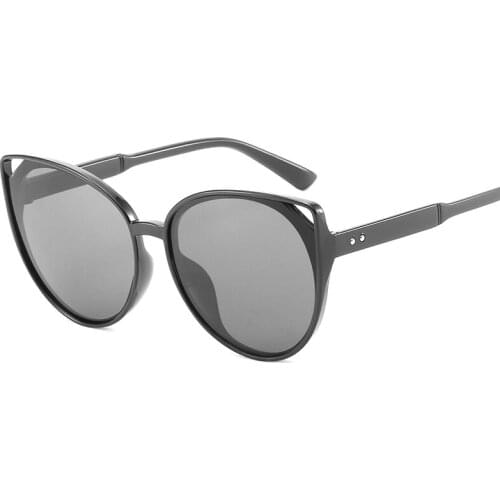 Vintage cat eye Round Sunglasses Women men female brand Frames Mirror Lenses Sun Glasses For women retro Male retro de sol