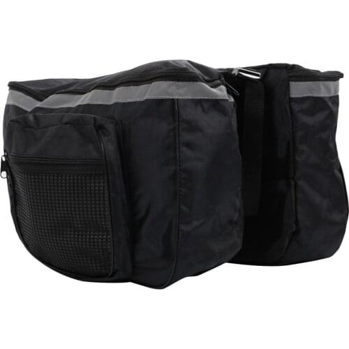 25L Bike Back Seat Double-Side Carrier Bag Bicycle Rear Rack Storage Bags Multi-Purpose Road Bicycle Storage Bags Organizer