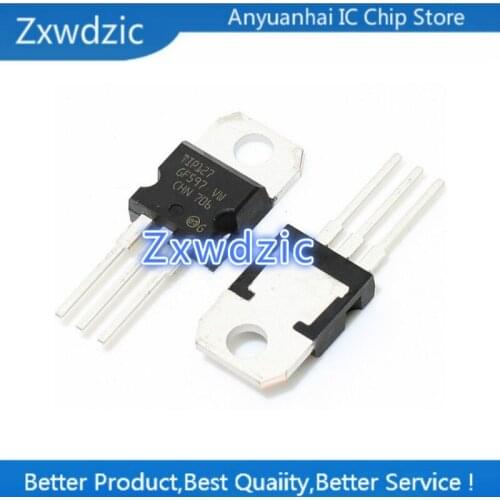 Zxwdzic 10pcs new imported original TIP127 TO-220 Darlington transistor 5A60-100V 65W