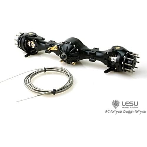 1/14 LESU Metal Front Axle Differential Lock for DIY RC TAMIYA Tractor Truck Model Benz King