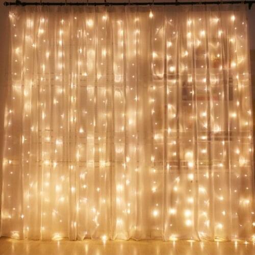 1pcs led Light Ice Curtain Lights 3*3m 3*2m 3*1m Garland Fairy Lamps Christmas Wedding Birthday Party Home Garden Wall Decor