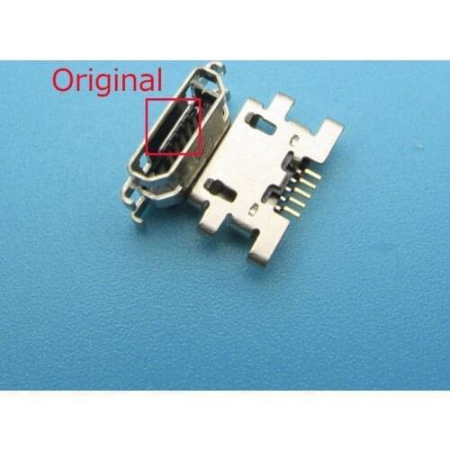 10pcs Micro USB 5Pin Jack Connector reverse socket Data charging port tail plug For Gionee GN5005 youmi 4S mobile phone Mini