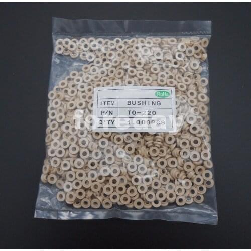 100000PCS TO-220 High Temperature Insulation Nylon Washer Bushing Brown Beige RoHS diameter 6 mm aperture 3mm AC3.0KV*FD059X100