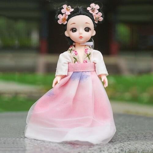 15CM boutique can take off antique creative hot sale princess doll doll pendant girl gift childrens toy