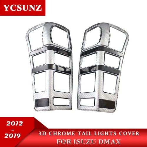 Car Styling Accessories Tail Lights Cover For Isuzu D-max Chevrolet D-Max 2012-2019