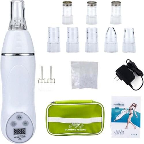 Microdermabrasion Dermabrasion Machine Vacuum Peeling Skin Rejuvenation Tool Blackhead Remover Face Deep Nose Cleaner