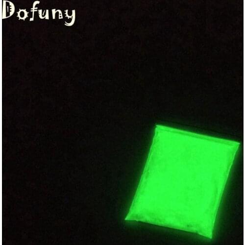 Free Shipping 50g/lot Green Luminous Powder Phosphor Pigment Phosphor Powder Glow at Night Coating Many Colors
