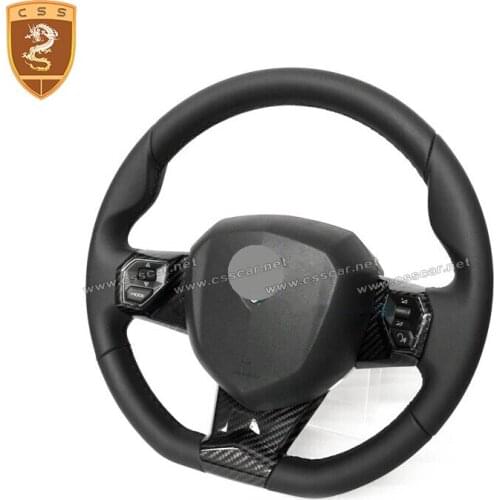 CSSYL Steering Wheel Cover Carbon Fiber Stitching Tool Parts For Lamborghini LP700 Aventador