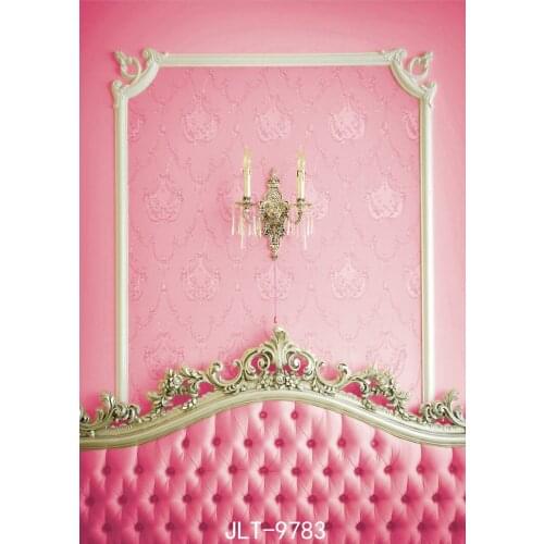 Pink Tufted Headboard Photography Backdrops Vinyl Cloth Computer Printed Backgrounds for Photo Studio Photoshoot Photophone