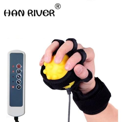 HANRIVER 2018 Hand rehabilitation training Electric hot compress massage ball health massage tools
