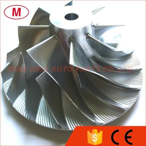 HX82 3535772/3533703/3593182 90.60/141.05mm 8+8 blades Turbo Billet Compressor wheel/Aluminum 2618/Milling compressor wheel