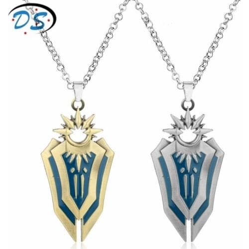 Games Jewelry Legend League LO L Leona Thresh Weapon Necklace Creative Accessories Pendants Necklaces