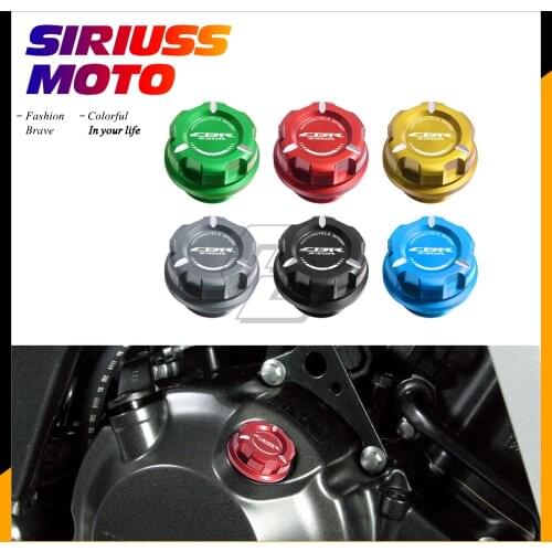Motorcycle Engine Oil Cap Bolt Screw Filler Cover Case for Honda CBR250R 2011-2015