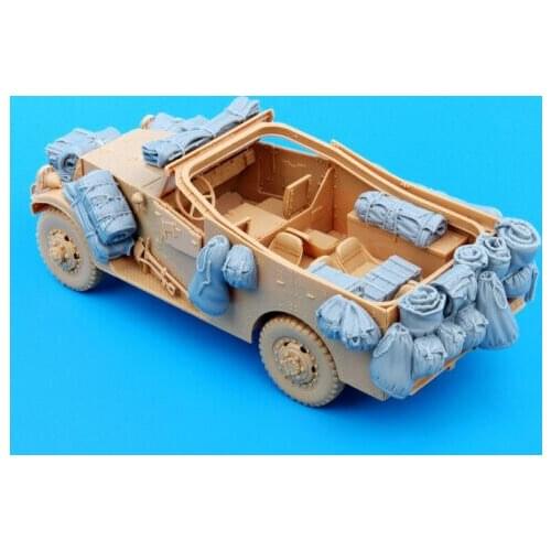 New Unassembled 1/35 M3A1 Car Accessories Set (NO CAR ) Resin Figure Unpainted Model Kit