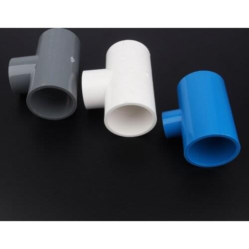 NuoNuoWell 3pcs 63 75mm To 20~63mm PVC Reducing Tee Joints Garden Irrigation Water Pipe Connectors Aquarium Fish Tank Fittings