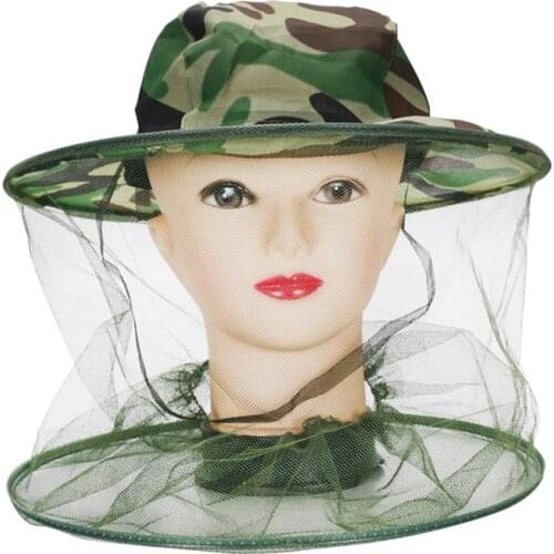 Beekeeper Antimosquito Bee Bug Insect Fly Mask Cap Hat with Net Mesh Face Protection