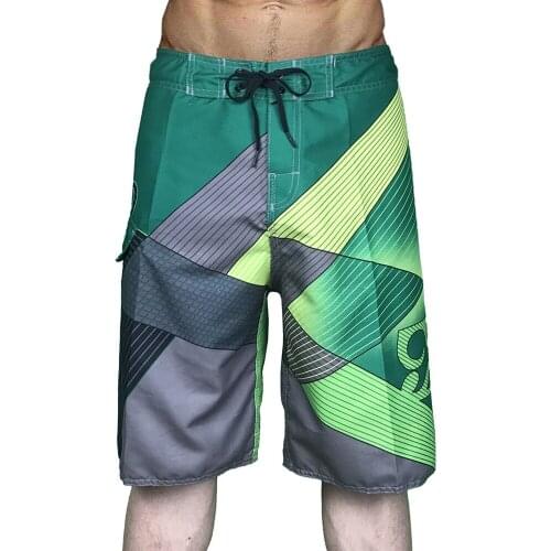 Board Shorts Men Quick Dry Swimming Trunks Swimwear Hombre Bermuda Vacation Surf Beach Short Pants -40