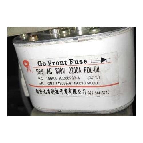 Fuses : RS9 AC800V 2200A PDL-6d BC100KA / RS9-AC800V 800A DL-3Ad aR