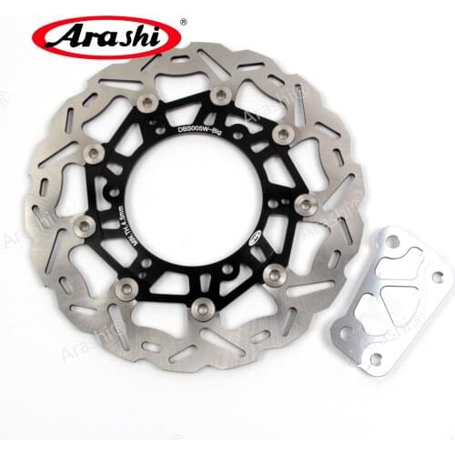 Arashi 1PCS For YAMAHA YP MAJESTY 250 Rear Drum Model 1996 1997 CNC Floating Front Brake Disc Brake Rotors Oversized Left