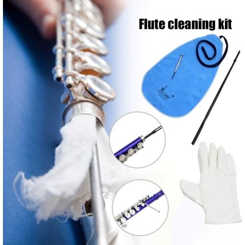 Cleaning Cloth Stick Clarinet Maintenance Care Kit Screwdriver Gloves Flute Musical Enjoyable Instrument Supplies