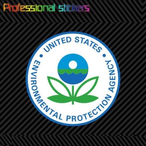EPA Sticker Die Cut Self Adhesive Vinyl Environmental Protection Agency for Car Windows, Laptops, Mobile Phones, Office Supplies