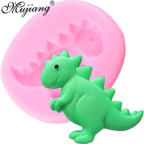 Tyrannosaurus Rex Dinosaur Silicone Molds Candy Chocolate Fondant Mold Baby Birthday Cake Decorating Tools Resin Clay Soap Mould