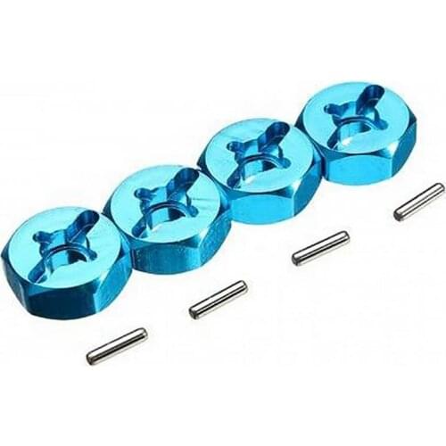 TZYDCP 4Pcs Hexagonal Combiner Wheel Rim Hex 7Mm Upgrade 12Mm Metal Adapter for 1/18 Wltoys A949 A959 A969 A979 K929 1/10 Tires