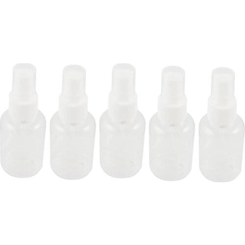 1/5/10PCs 30 Portable Mini Refillable Spray Bottle Wholesale Liquid Containers Alcohol Transparent Bottle Makeup Empty Cosm W7Q0
