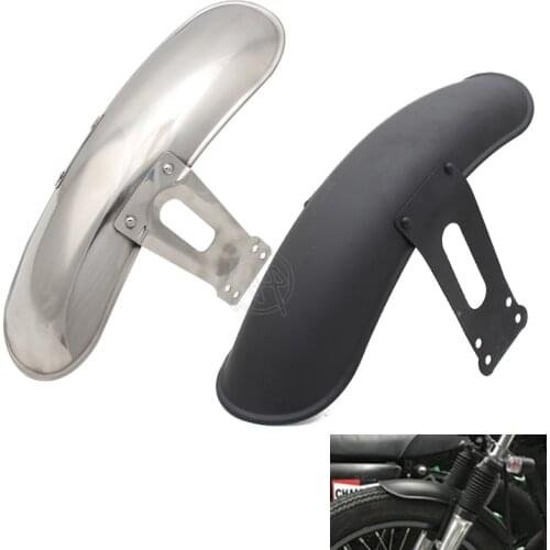 1pcs Black Metal Motorcycle Front Fender MudGuard Cover Protector for CG125 Cafe Retro Modification