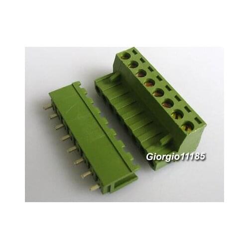 10pcs Block Terminal Wire Connectors 2EDG 5.08-8P