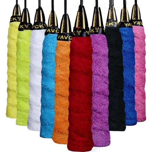 10 Pcs Anti-slip Towel Grip Badminton Racket Sweatband Overgrip For Fishing Rod Jump Rope Handle Strap Sport Tape Accesorios