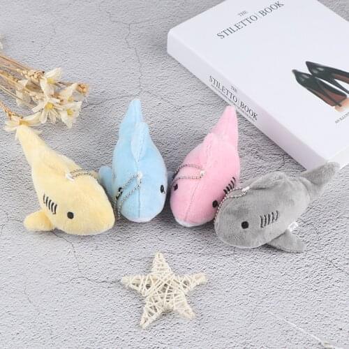 12CM Kids Small Plush Toy Key Chain Gift Shark Plush Stuffed TOY DOLL