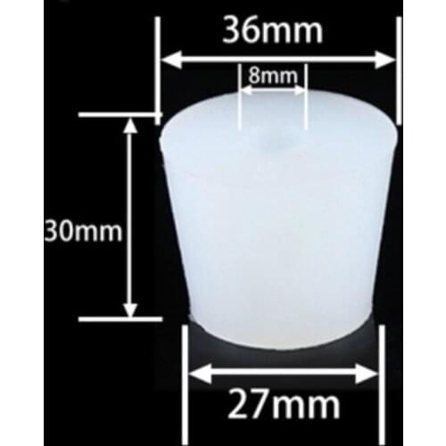 2PCS Diameter:27-36mm Food Grade Silicone Plug Stopper Wine Bottle Conical Sealing Stopper