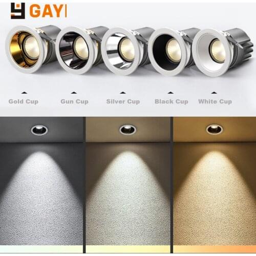 2021 LED COB Downlights Dimmable AC90-260V for Bedroom Living Room Lighting Round Spot Ceiling Lights 7W 12W 20W 35W Anti-glare