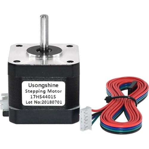4-lead Nema17 Stepper Motor 42 Motor Extruder Gear Stepper Motor Ratio 5.18:1 Planetary Gearbox Nema 17 17HS4401S
