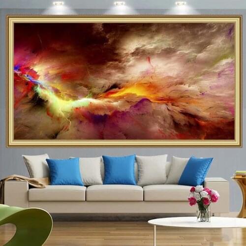 Abstract Art Painting For Living Room Print Painting On Canvas Art Picture Wall art Colors Unreal Canvas Hipster Poster Modular