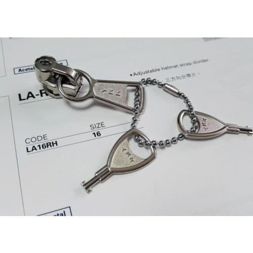 Free shipping 10pcs/lot 5# key lock zipper head pull bags security professional checked luggage anti-theft zip pullers plane