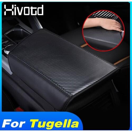 Leather Car Armrest Box Cover Center Console Organizer Protection Case For Geely Tugella,Xingyue,FY11 2021-2019 Interior Parts