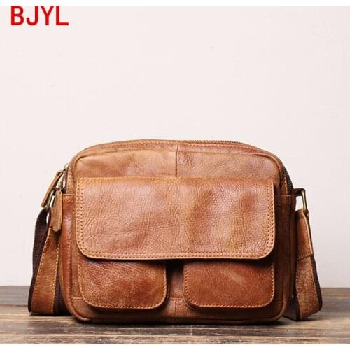 Factory new small bag mens leather shoulder bag frosted leather cross-body bag fashion wild small square bag men