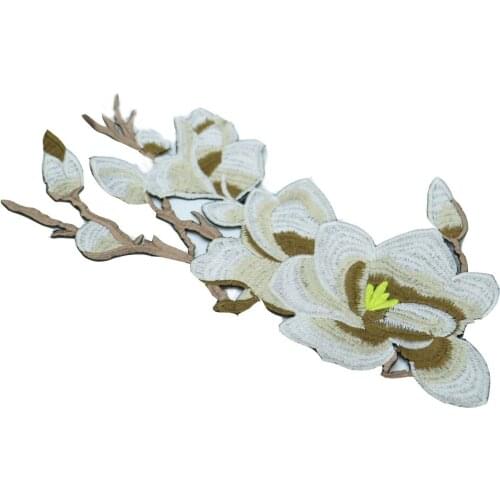 Ironing embroidery Floral patches for clothing Embroidered iron on patch for clothes sew on applique parches for jacket