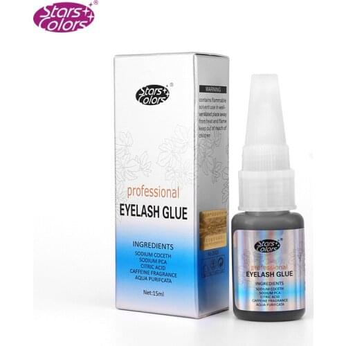 New False Eyelashes Extension Tool Invisible Professional Individual Eyelash Glue Black Low Odor No Toxic Eyelash Adhesive