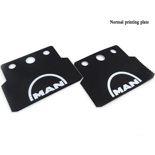New Style Mudguard Leather Decoration for 1/14 Tamiya RC Truck Trailer tipper MAN TGX TGS Car Diy Parts