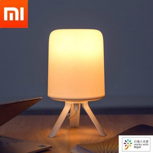 Xiaomi Youpin Smart Home Bedside Lamp Minimalist Hazy Design Exquisite And Small Colorful Atmosphere Light Work With Mijia App