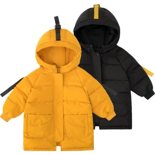 Down Jackets Girls Kids Boys Toddler Coat Children Spring Outerwear Coats Casual Baby Clothes Autumn Winter Parkas for 2-8 Years